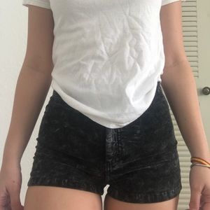 High waisted shorts